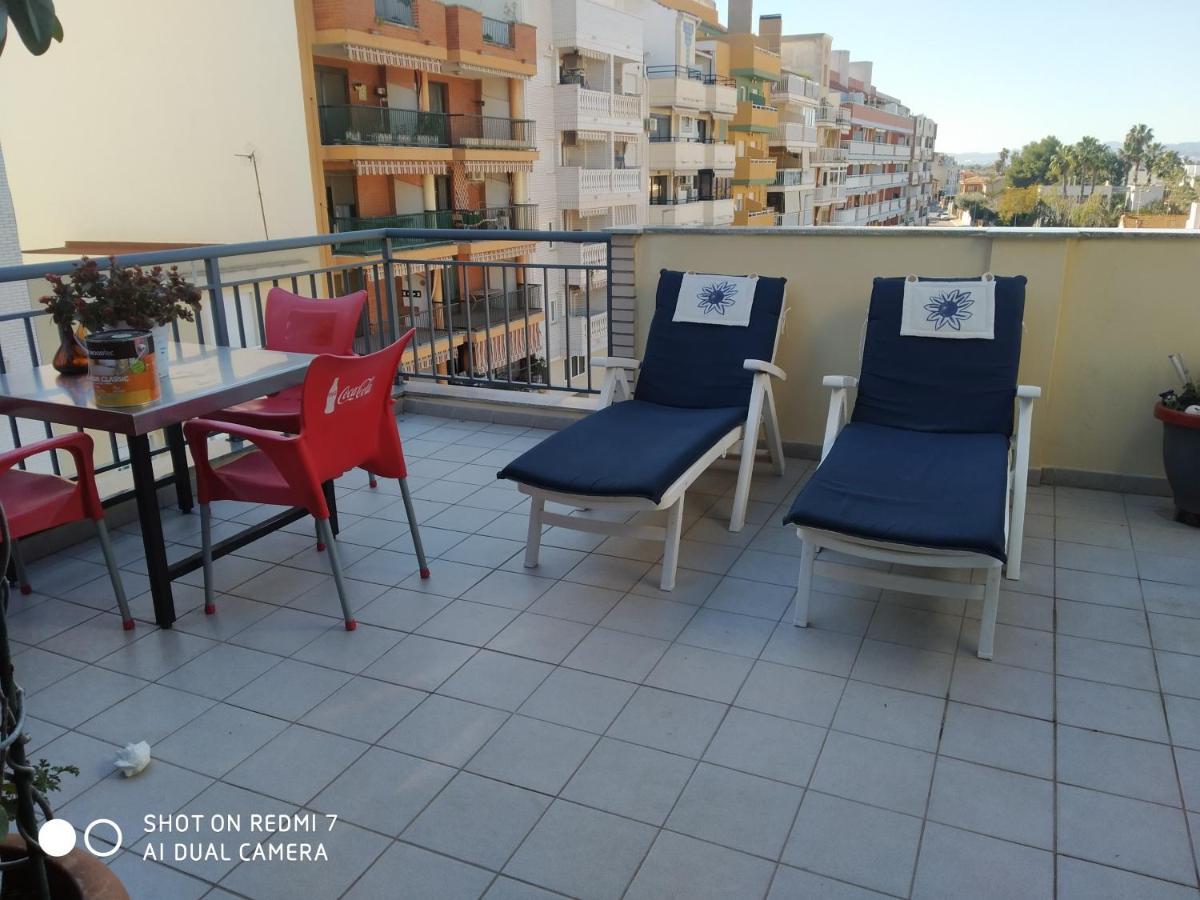 Habitacion Familiar En Un Atico Con Gran Terraza Y,Cocina ,En La Playa Burriana Exteriér fotografie